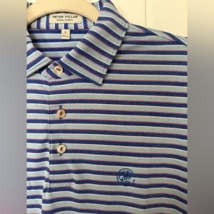 NWOT Peter Millar Striped Polo